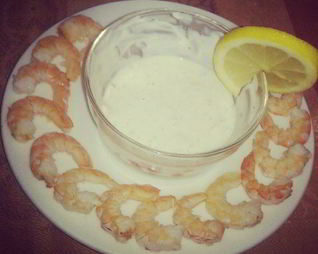 Сливочный соус для креветок