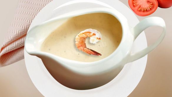 Рецепт Сливочный соус для спагетти с креветками