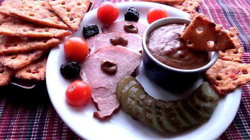 сливочный соус с черносливом