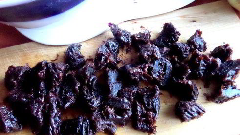 сливочный соус с черносливом