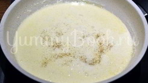 сливочный соус с лимоном и чесноком к морепродуктам