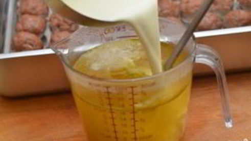 сметанный соус для котлет