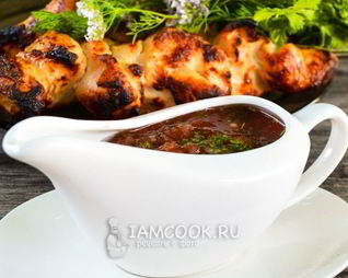 Соус для шашлыка с кинзой