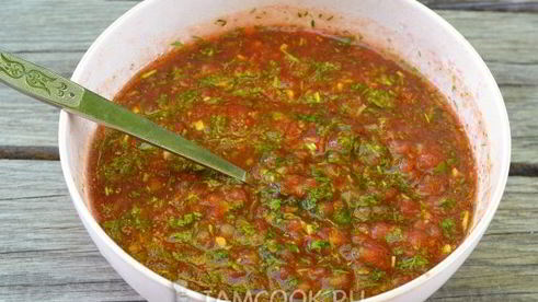 соус для шашлыка с кинзой