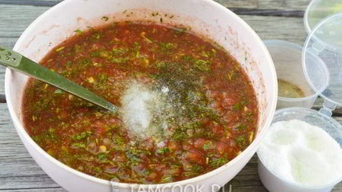 соус для шашлыка с кинзой