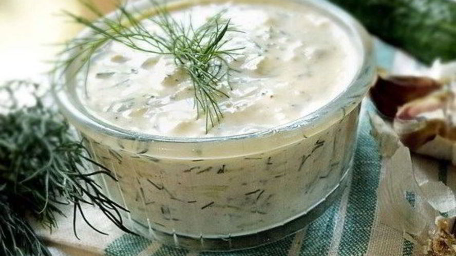Рецепт соус дзадзики с оливковым маслом