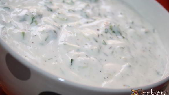 Рецепт Соус йогуртовый с грецким орехом к шашлыку