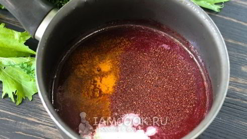 соус из красной смородины к мясу