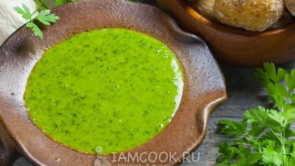 Рецепт Соус из петрушки по-канарски