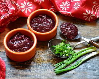 Соус из слив на зиму