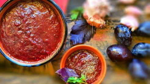 соус из слив на зиму