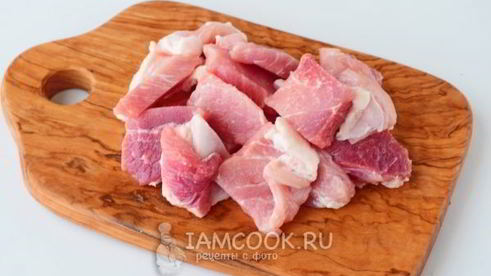 соус с мясом и картошкой