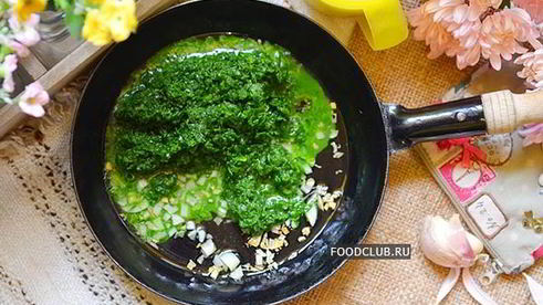 соус со шпинатом