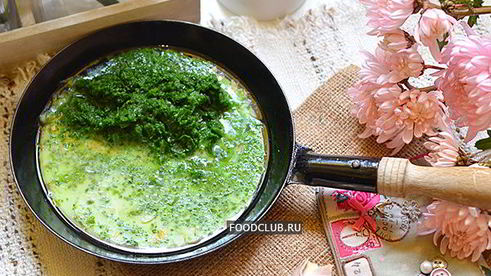 соус со шпинатом