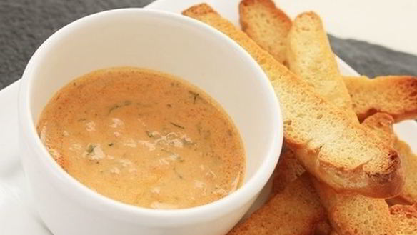 Рецепт Соус сырный дип