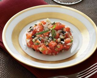 Тартар из лосося