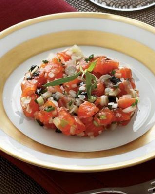 Тартар из лосося