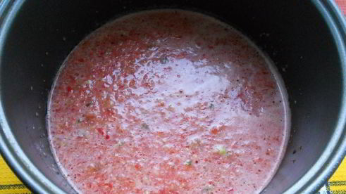 соус томатный с яблоками и баклажанами в мультиварке