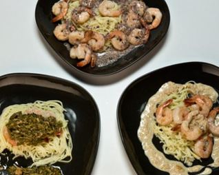 Соусы к пасте с креветками