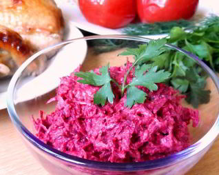 Свекольный соус к мясу