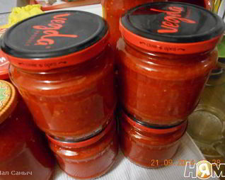 Заправка красная из перца и томатов