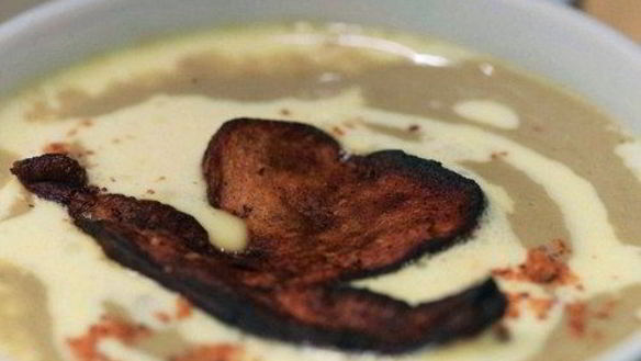 Рецепт Ароматный суп Грибной капучино