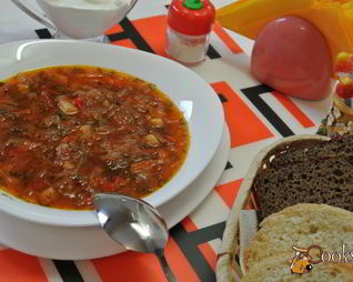 Борщ домашний