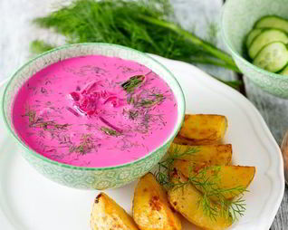 Борщ из маринованной свеклы