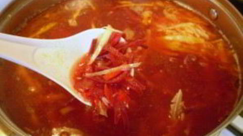 борщ из утки