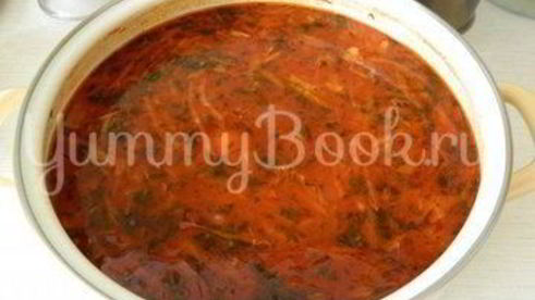 борщ на птичьем бульоне