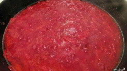 борщ на свиных ребрышках