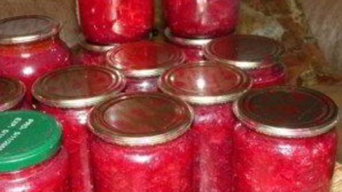 борщ на зиму с капустой