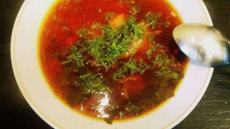 Рецепт борщ с ботвой