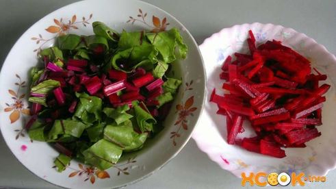 борщ с ботвой