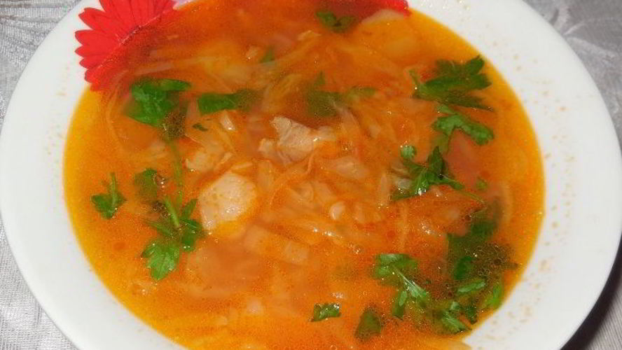 Рецепт борщ с фасолью и мясом