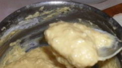 борщ с галушками