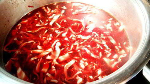 борщ с копчеными ребрышками