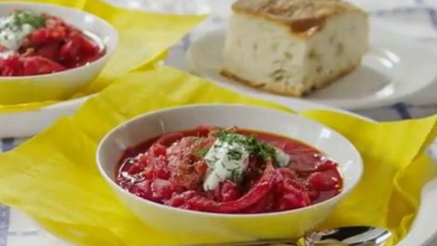 Рецепт борщ с курицей