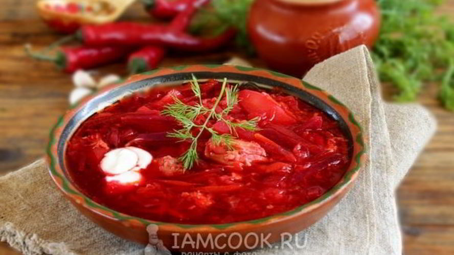 Рецепт борщ с тушенкой