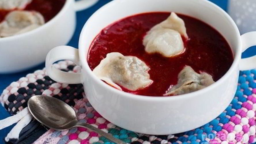 Рецепт борщ с ушками