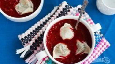 борщ с ушками