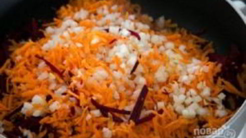 борщ со свеклой и капустой