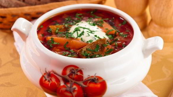 Рецепт Борщ со свеклой