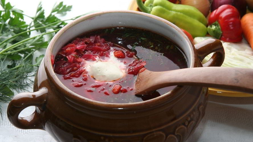 Рецепт борщ со свекольным квасом