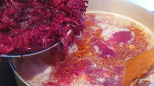 борщ свекольный