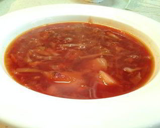 Борщ украинский постный