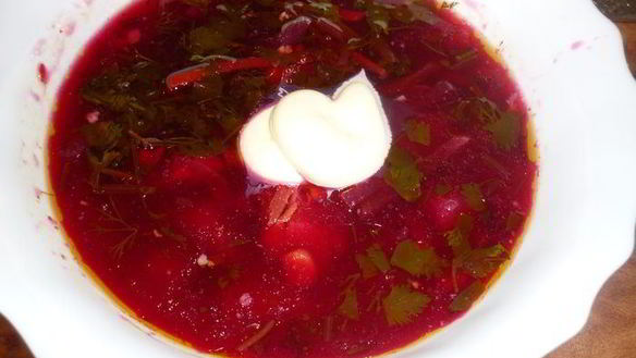 Рецепт Борщ-экспромпт без капусты