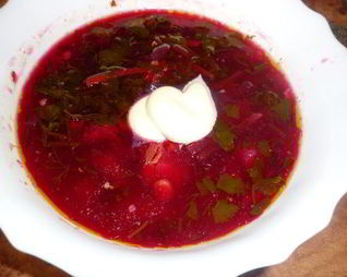 Борщ-экспромпт без капусты