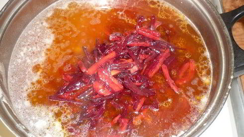 борщ-экспромпт без капусты