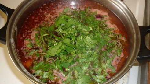 борщ-экспромпт без капусты